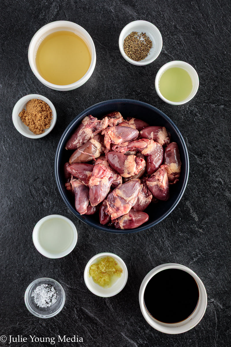 Grilled Teriyaki Chicken Hearts