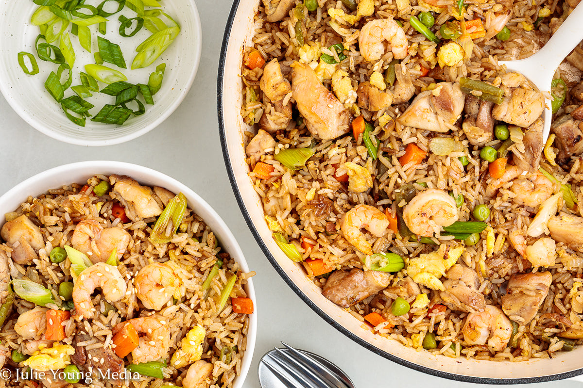 Shrimp and Chicken Fried Rice