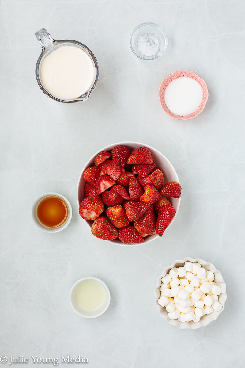 Strawberry Marshmallow Mousse
