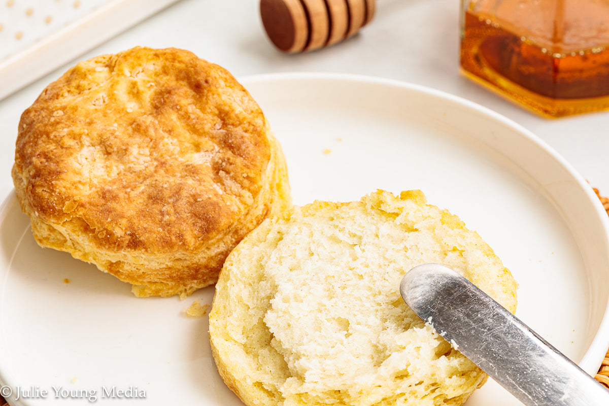 Air Fryer Sour Cream Biscuits