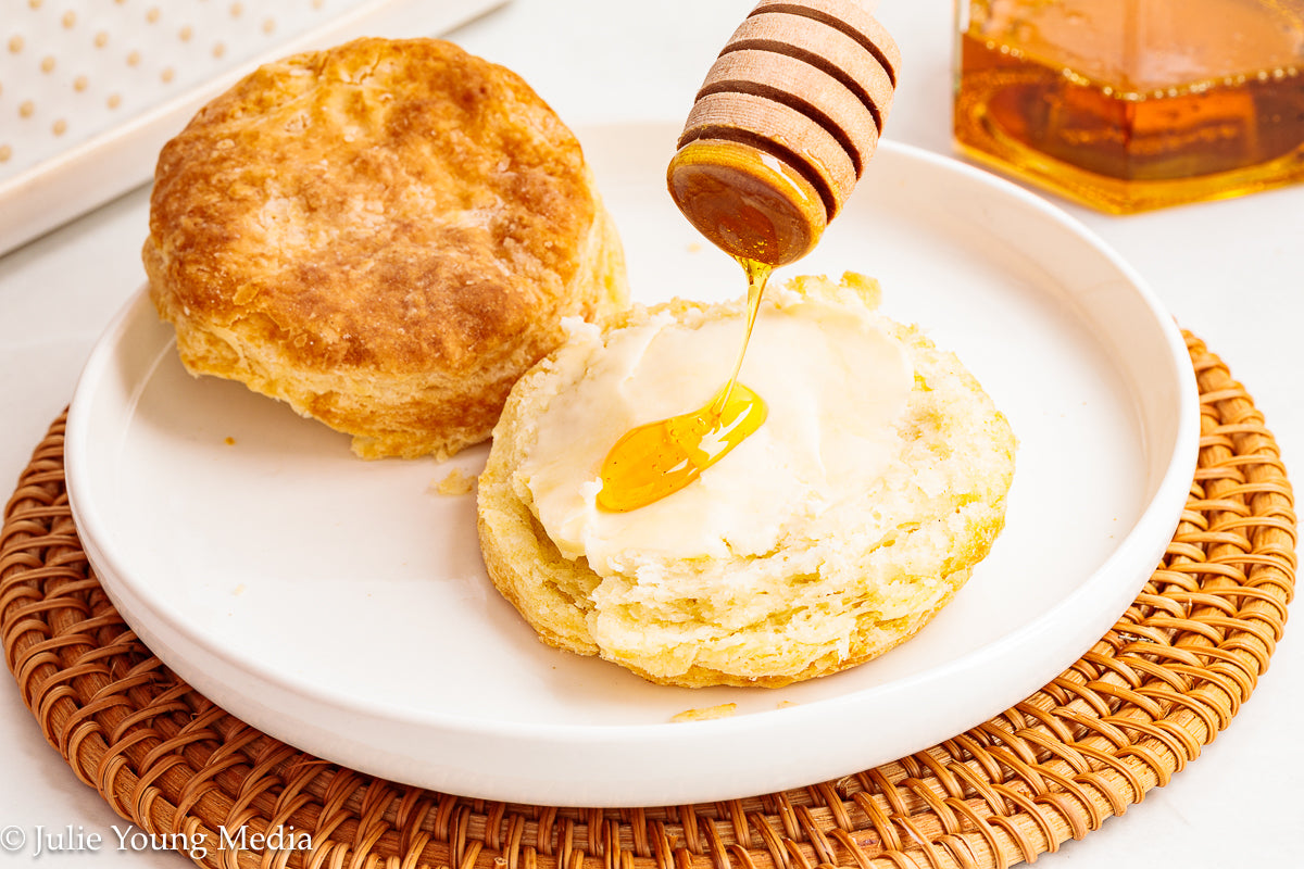 Air Fryer Sour Cream Biscuits