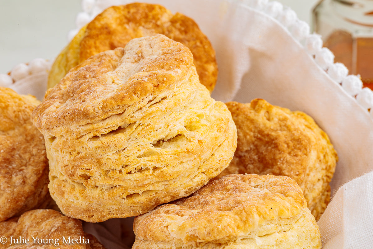 Air Fryer Sour Cream Biscuits