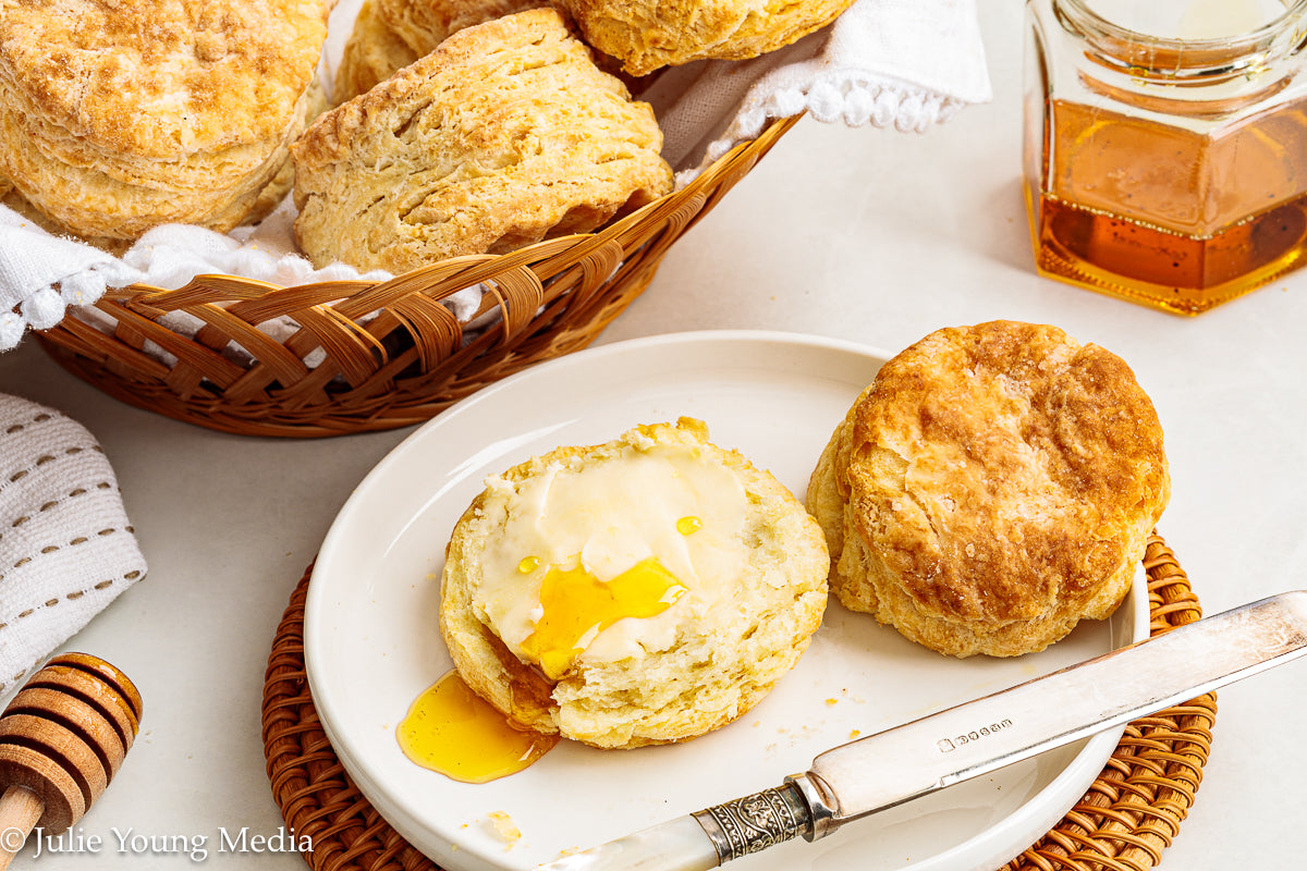 Air Fryer Sour Cream Biscuits
