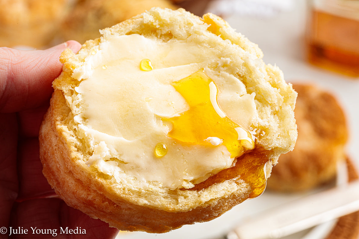 Air Fryer Sour Cream Biscuits