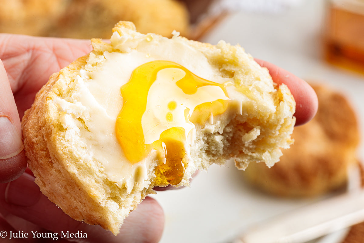 Air Fryer Sour Cream Biscuits