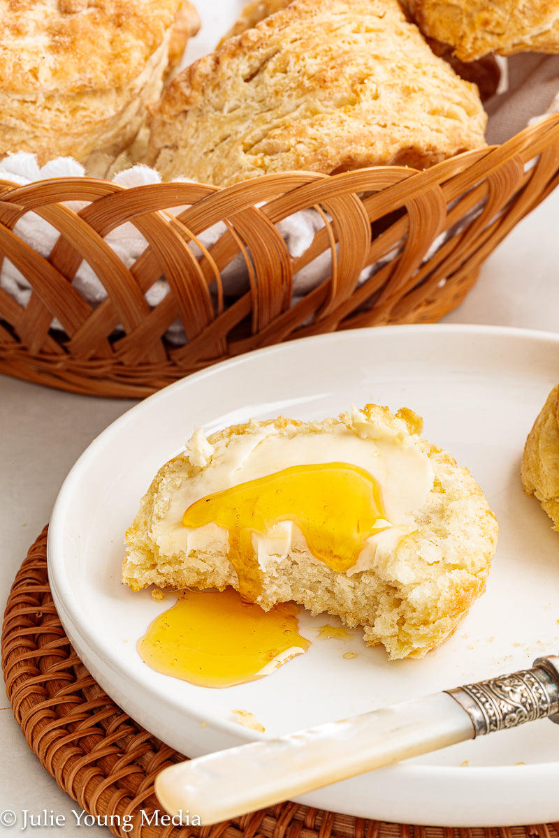 Air Fryer Sour Cream Biscuits