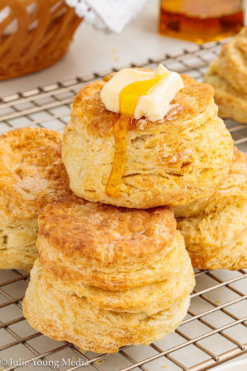 Air Fryer Sour Cream Biscuits
