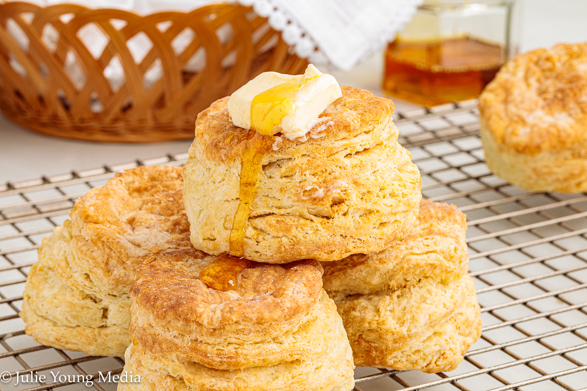 Air Fryer Sour Cream Biscuits