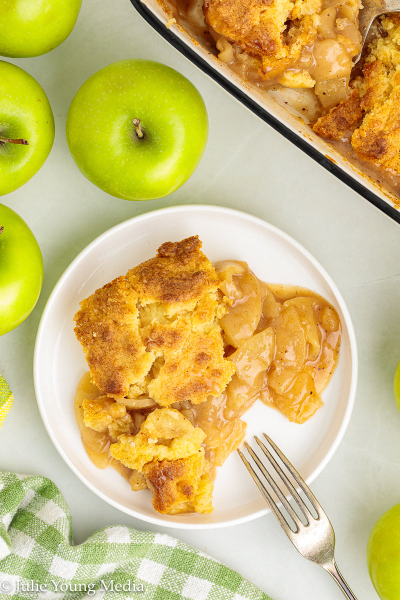Apple Cake Cobbler