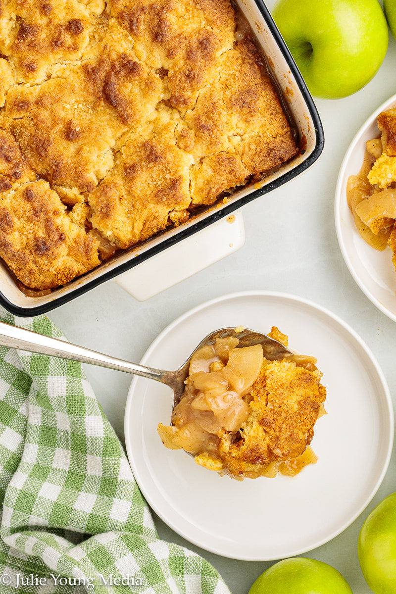 Apple Cake Cobbler
