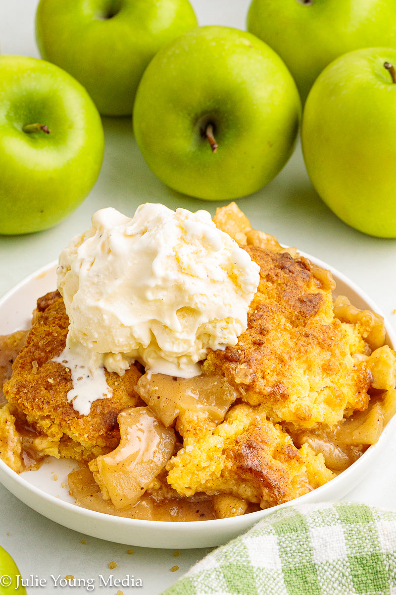 Apple Cake Cobbler