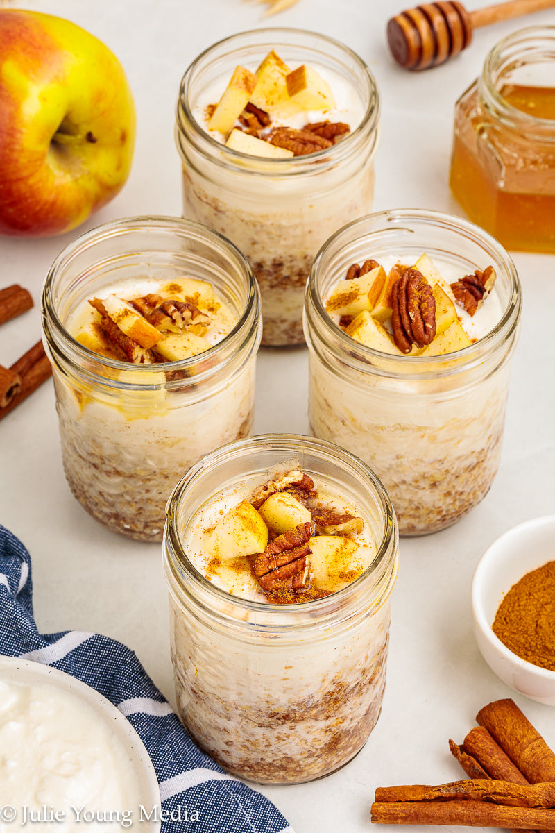 Apple Cinnamon Overnight Oats