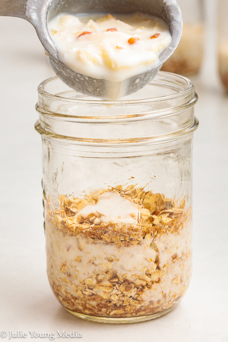 Apple Cinnamon Overnight Oats