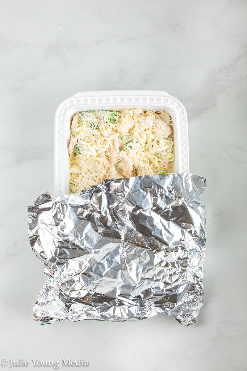 Baked Chicken and Broccoli Alfredo