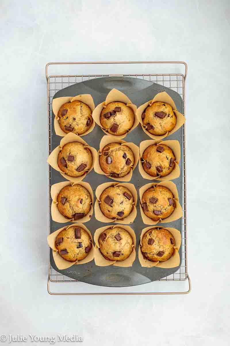 Banana Chocolate Chunk Muffins