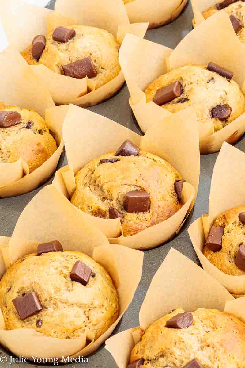 Banana Chocolate Chunk Muffins
