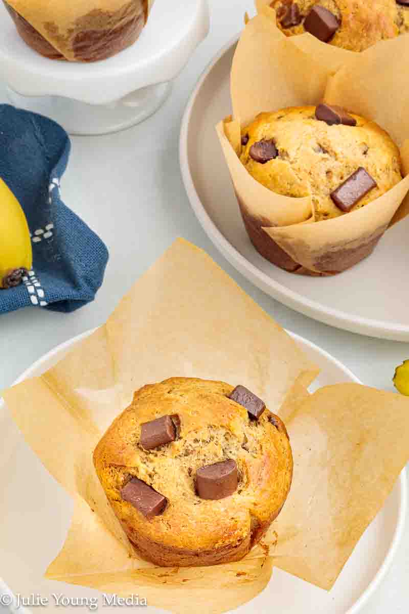 Banana Chocolate Chunk Muffins