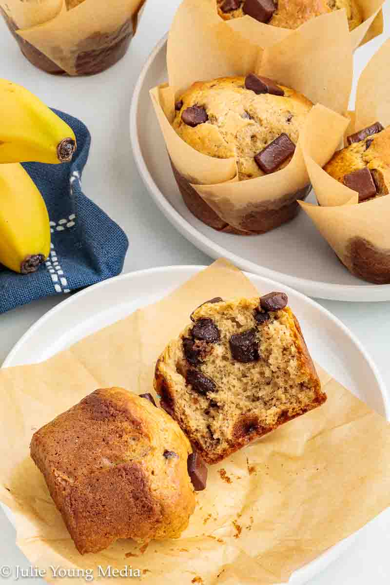 Banana Chocolate Chunk Muffins