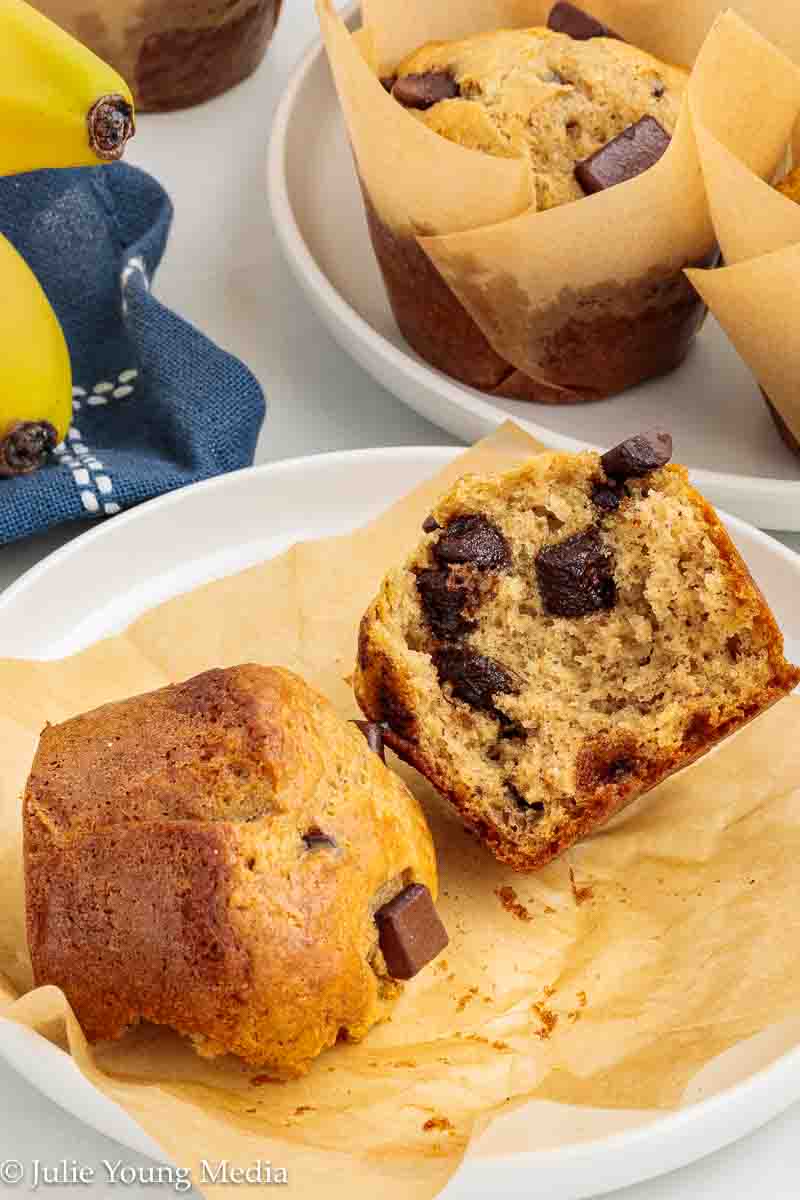 Banana Chocolate Chunk Muffins