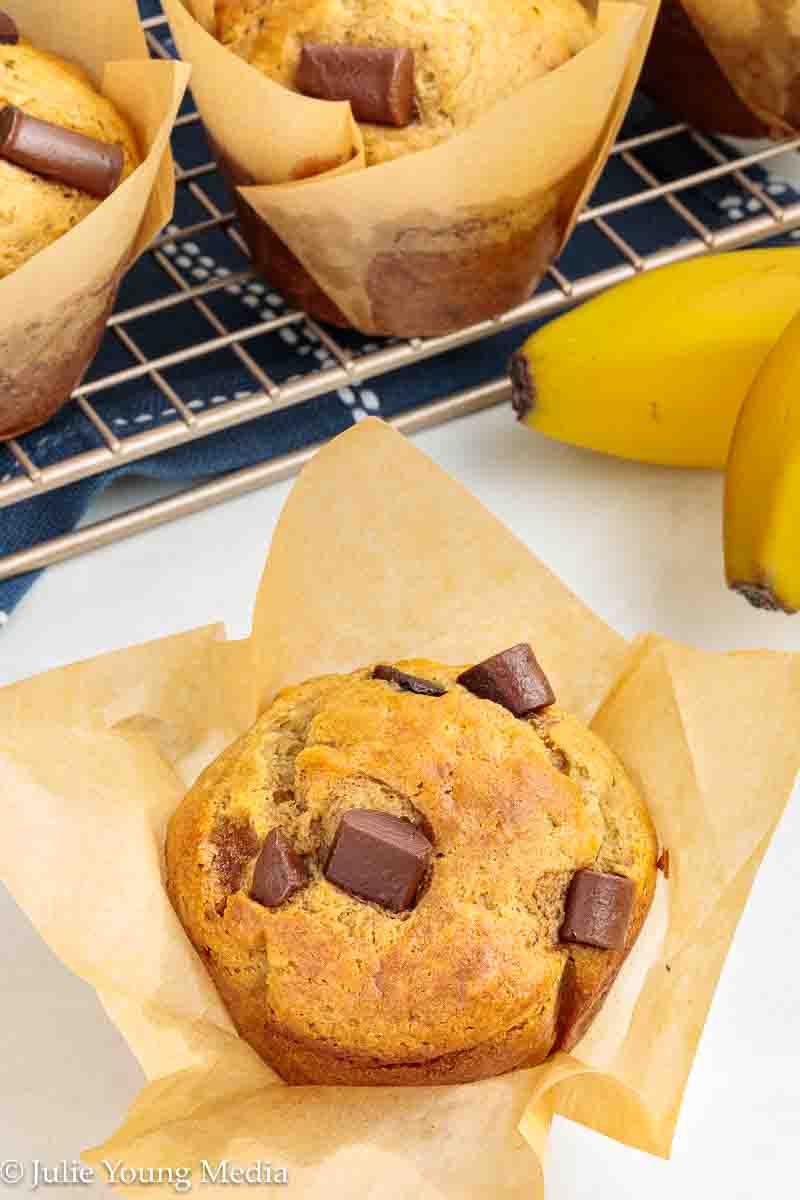 Banana Chocolate Chunk Muffins