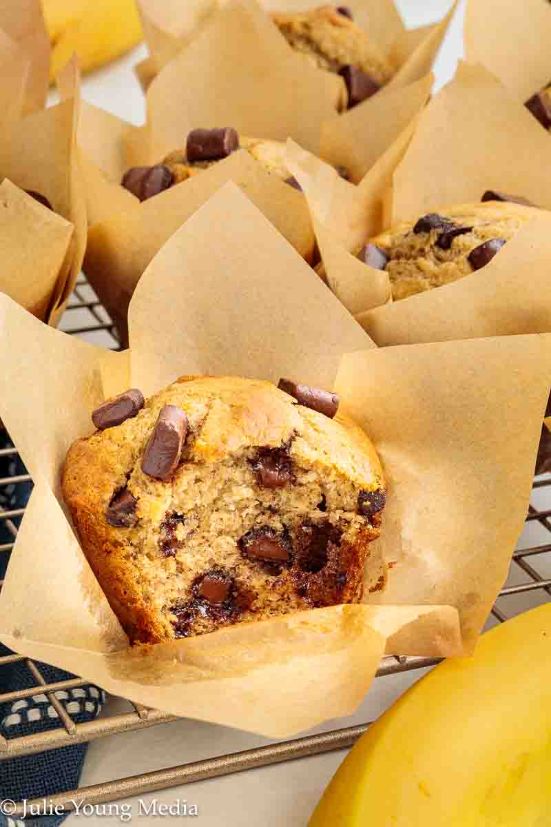 Banana Chocolate Chunk Muffins