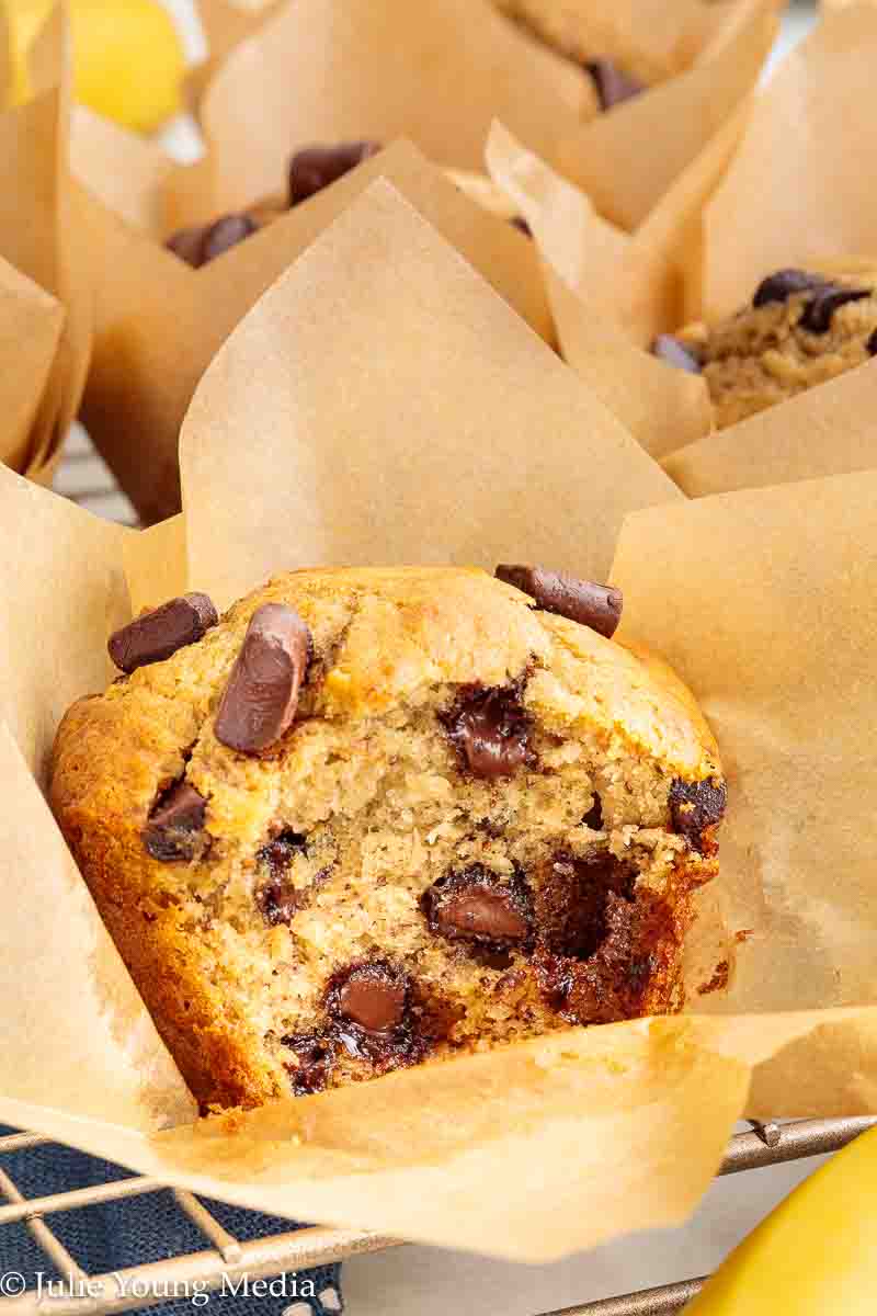 Banana Chocolate Chunk Muffins