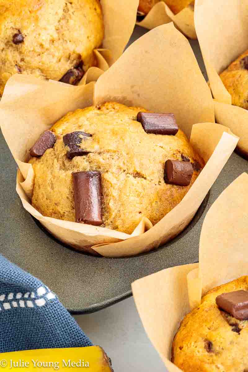 Banana Chocolate Chunk Muffins