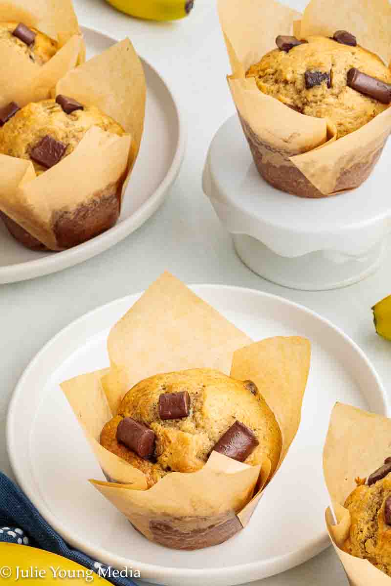 Banana Chocolate Chunk Muffins