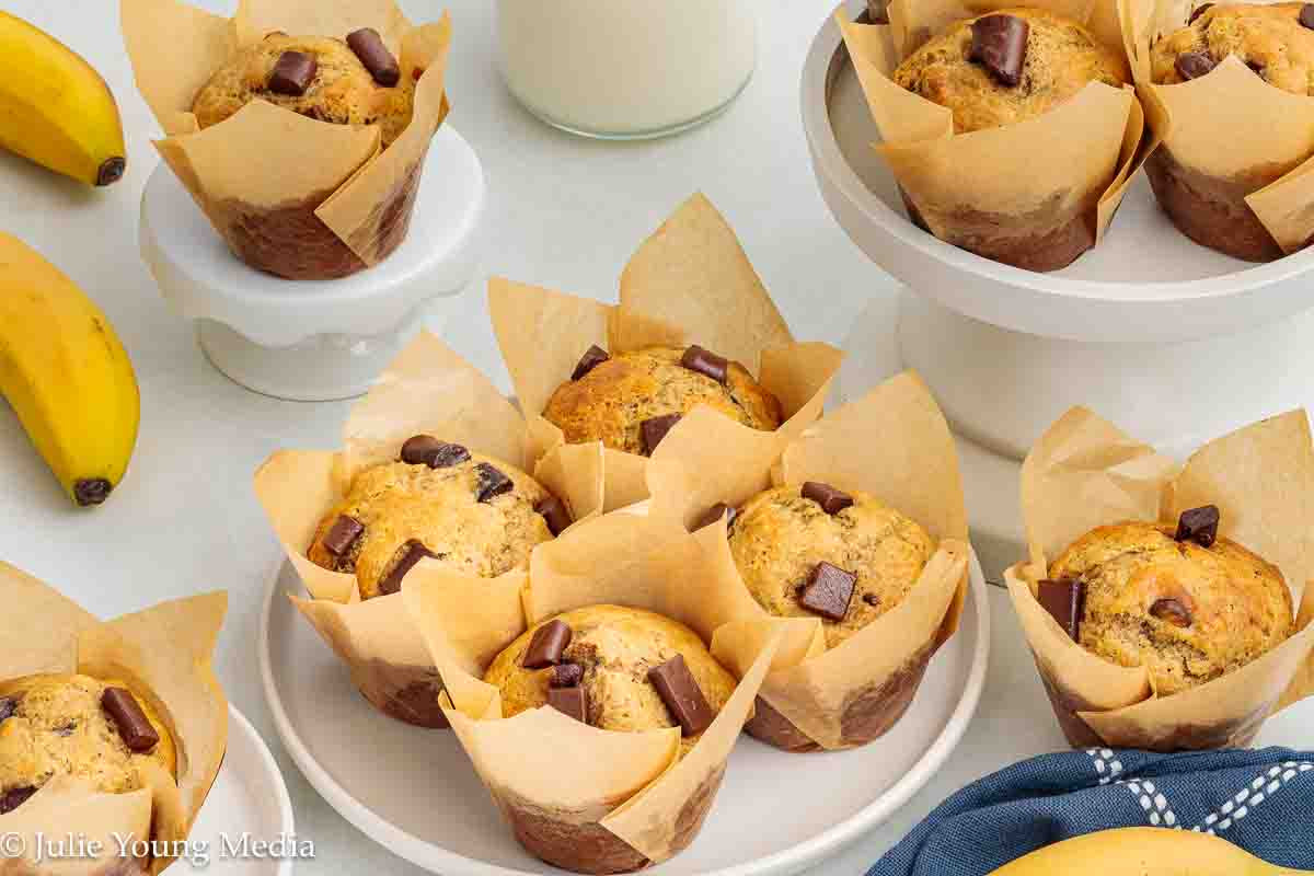 Banana Chocolate Chunk Muffins