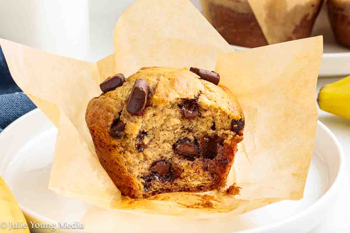 Banana Chocolate Chunk Muffins
