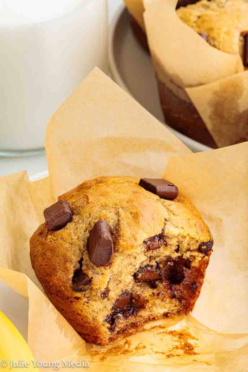 Banana Chocolate Chunk Muffins