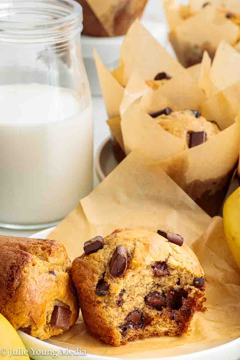 Banana Chocolate Chunk Muffins