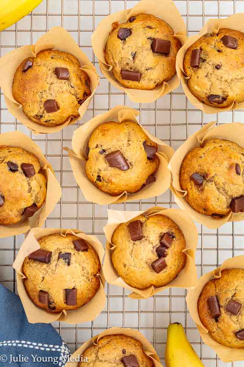 Banana Chocolate Chunk Muffins
