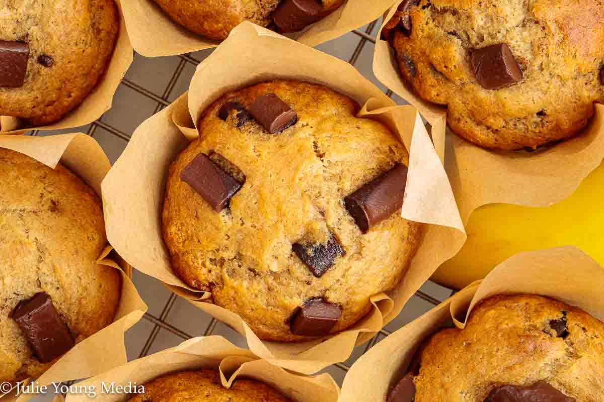 Banana Chocolate Chunk Muffins