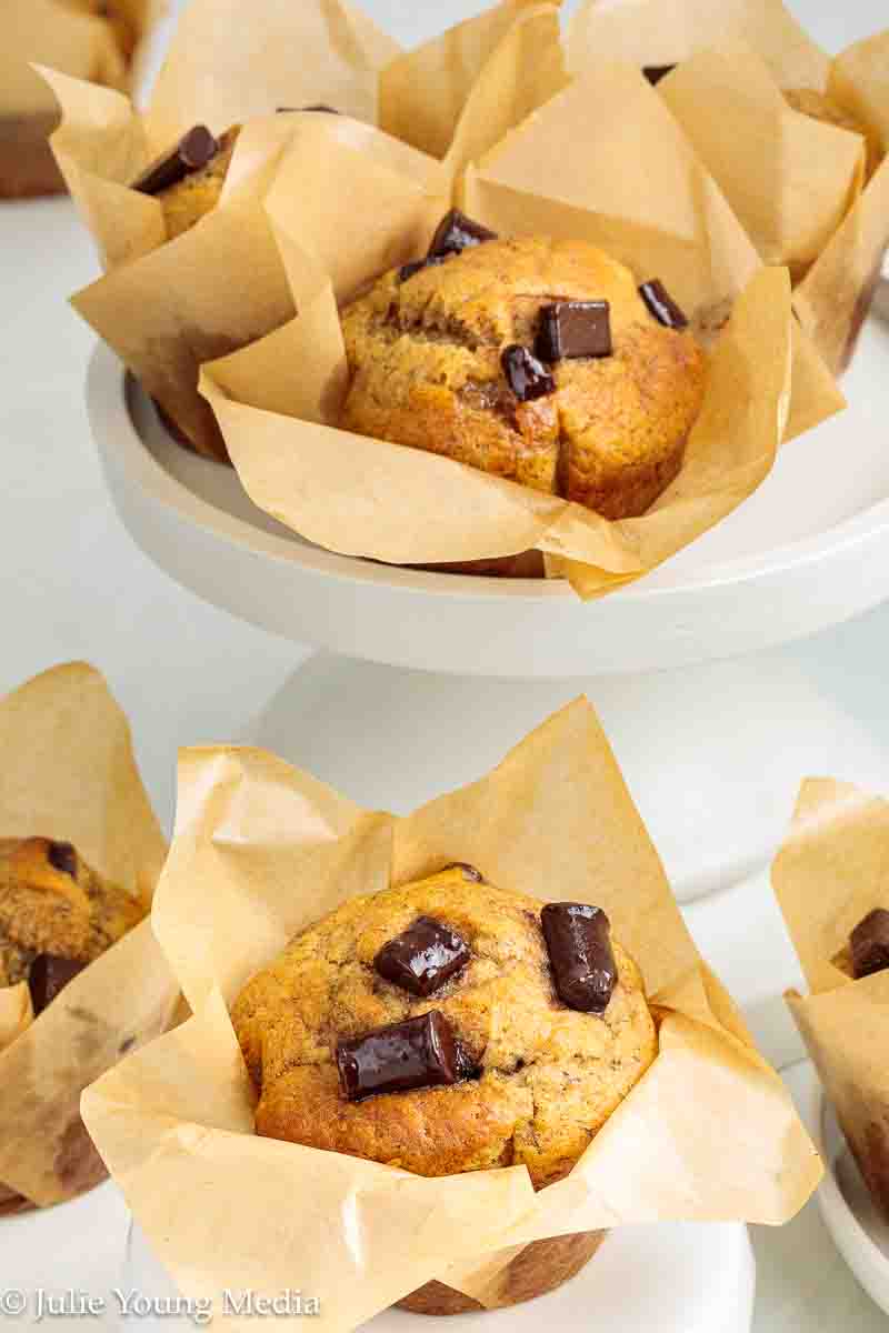 Banana Chocolate Chunk Muffins