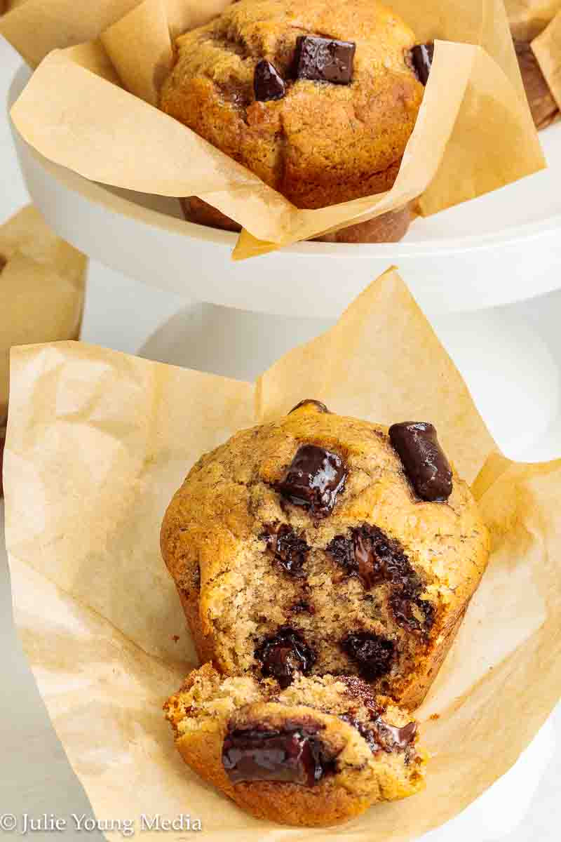 Banana Chocolate Chunk Muffins
