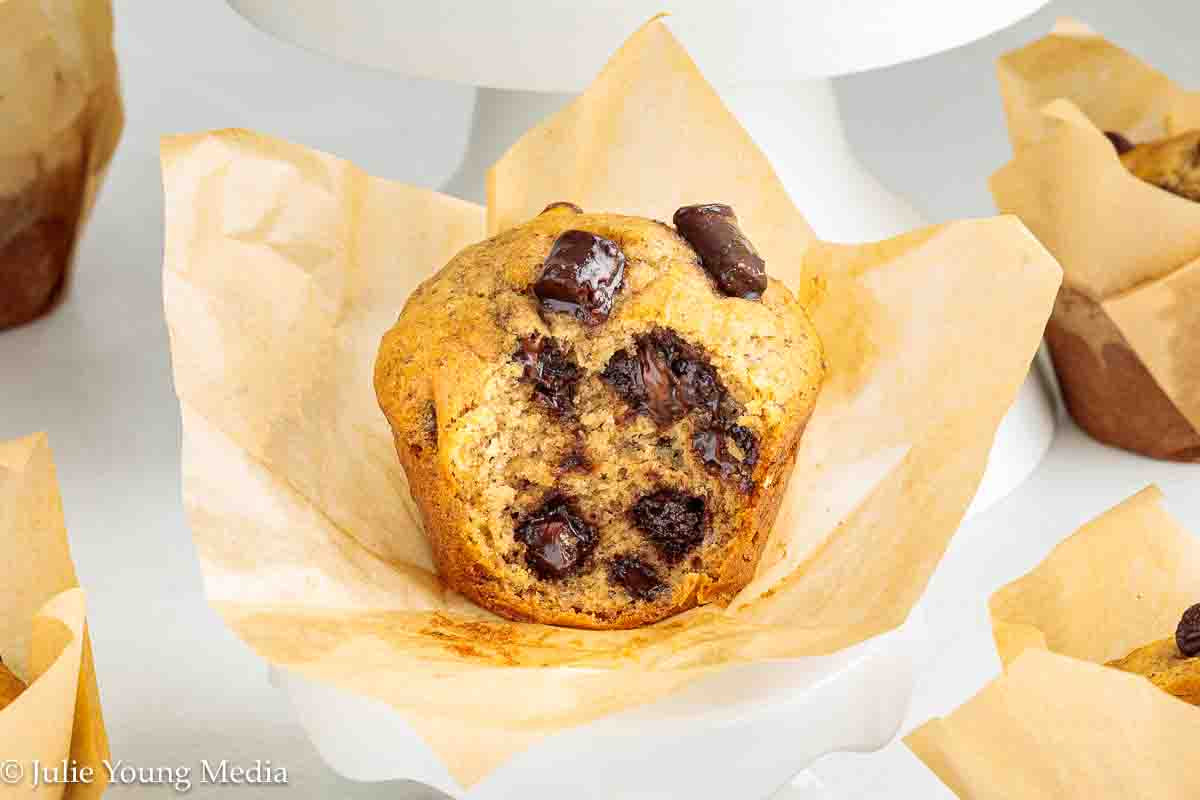 Banana Chocolate Chunk Muffins