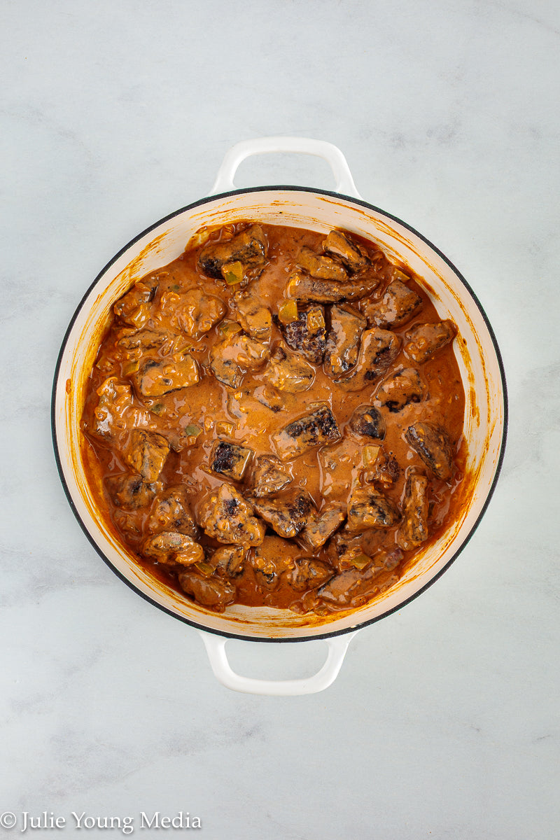 Beef Liver Paprikash