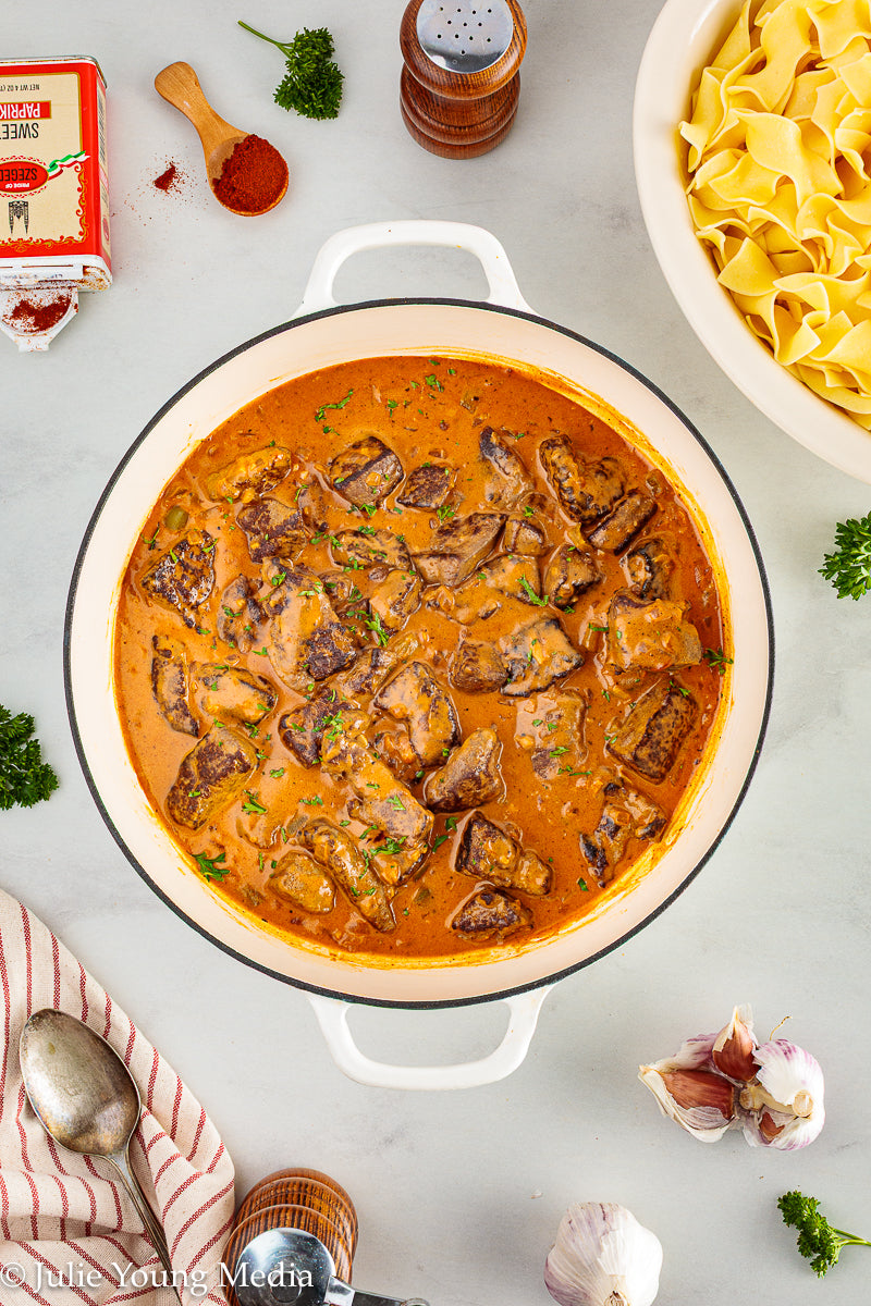 Beef Liver Paprikash