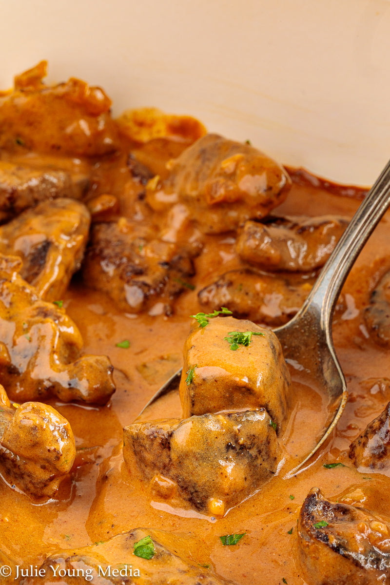 Beef Liver Paprikash