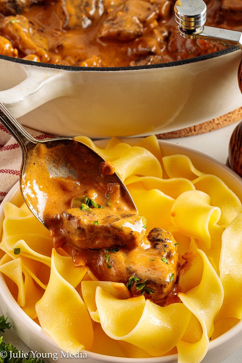 Beef Liver Paprikash