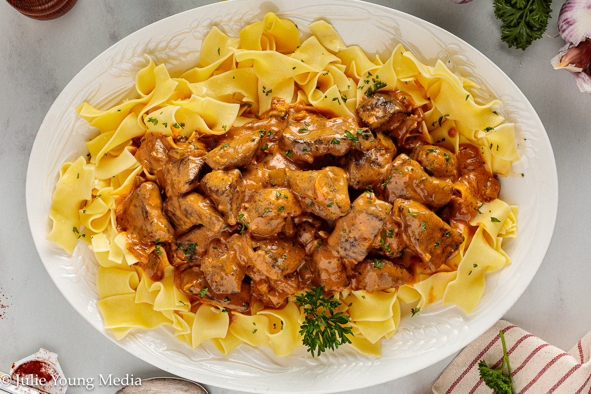 Beef Liver Paprikash