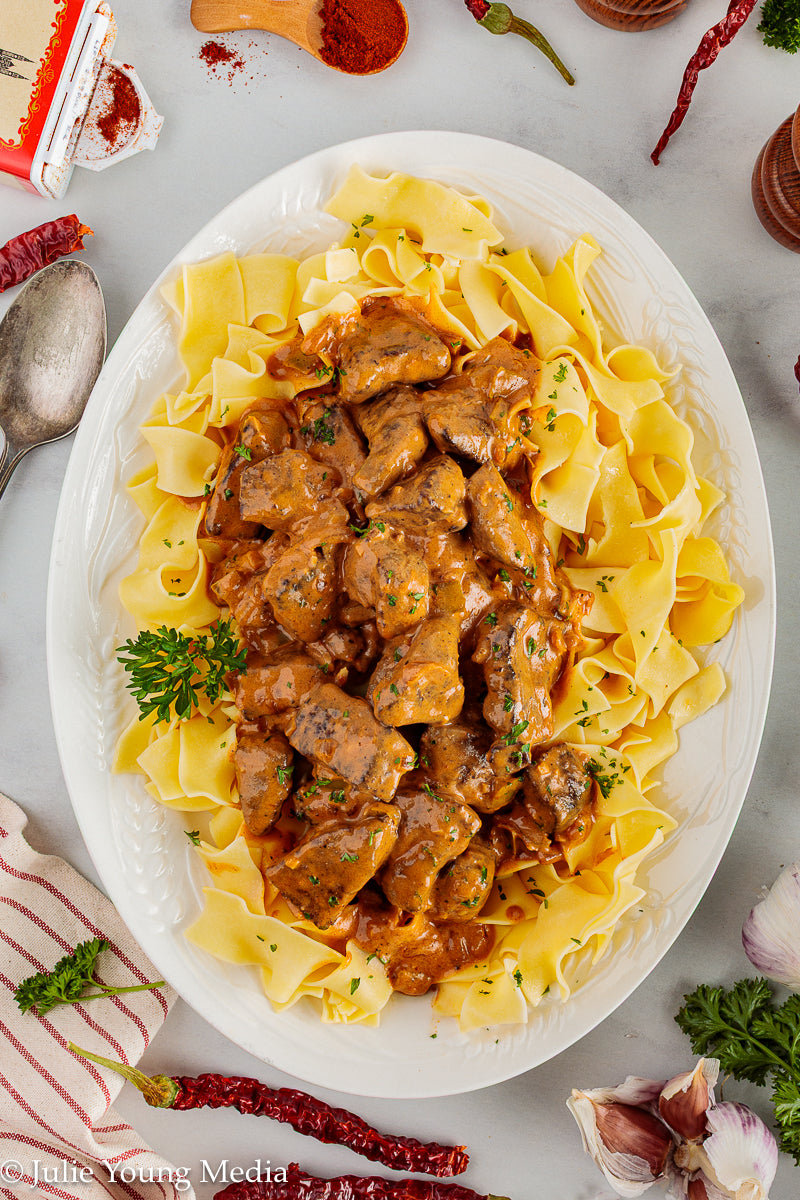 Beef Liver Paprikash
