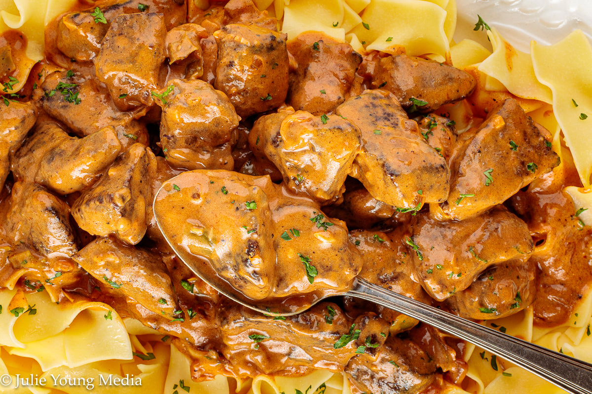 Beef Liver Paprikash