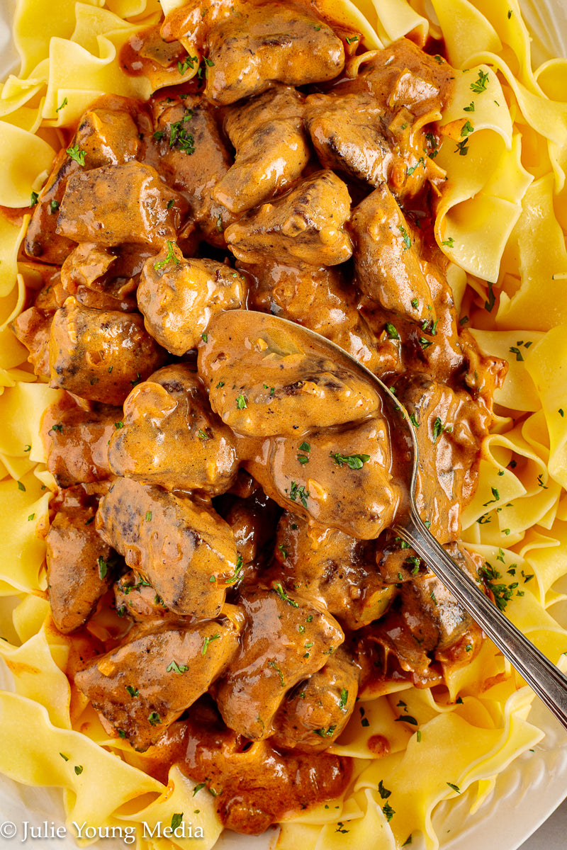 Beef Liver Paprikash