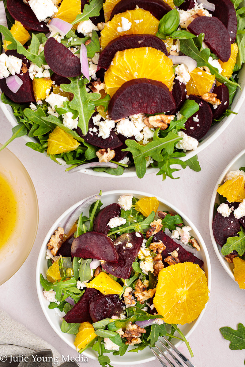 Beet and Orange Salad + Honey Citrus Vinaigrette