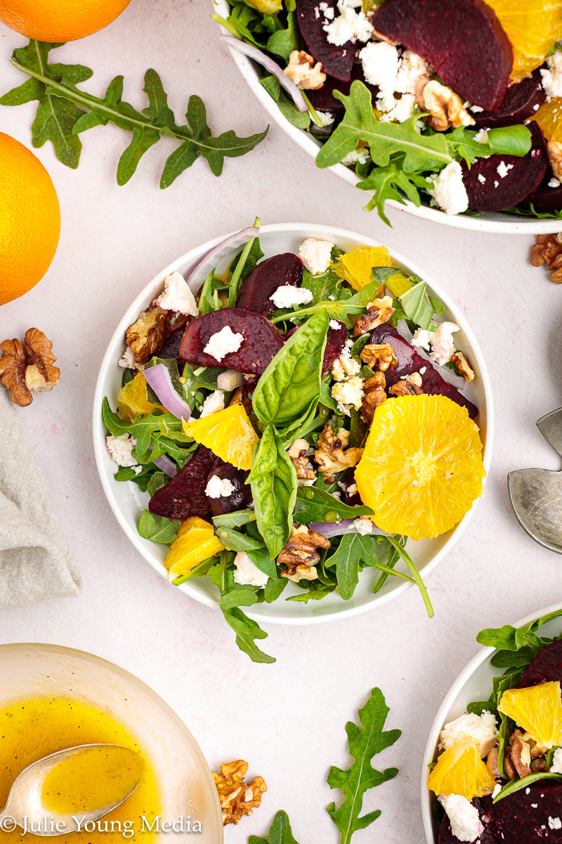Beet and Orange Salad + Honey Citrus Vinaigrette