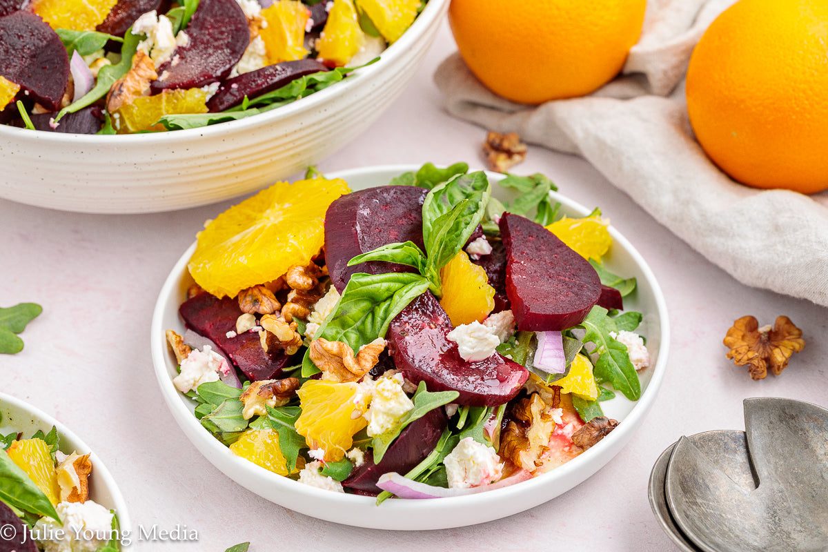 Beet and Orange Salad + Honey Citrus Vinaigrette