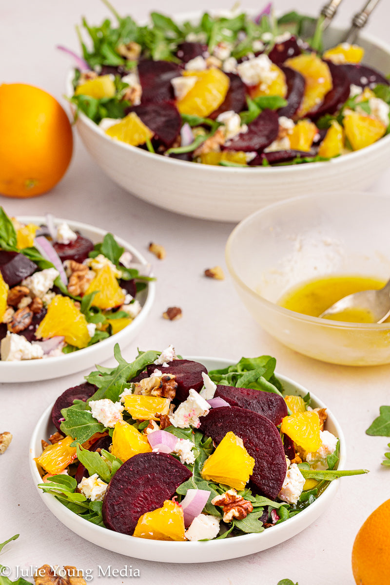 Beet and Orange Salad + Honey Citrus Vinaigrette