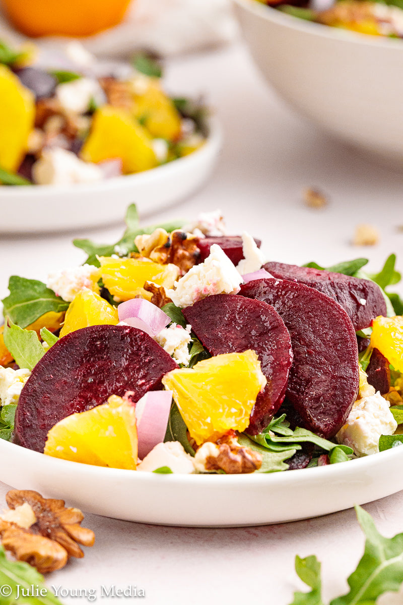 Beet and Orange Salad + Honey Citrus Vinaigrette